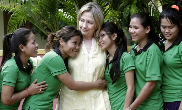 hillary clinton young age. These young women understand